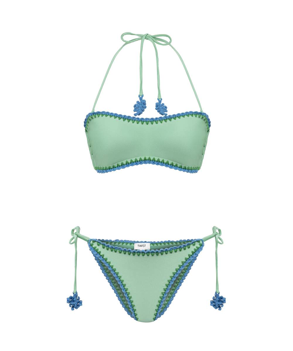 BIKINI SET WITH CONTRAST STITCHING — Product image 5 of 6