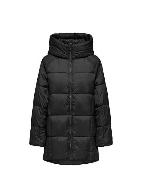 Only Siyah Kadın Kaban ONLASTA OVERSIZED PUFFER COAT CC OT