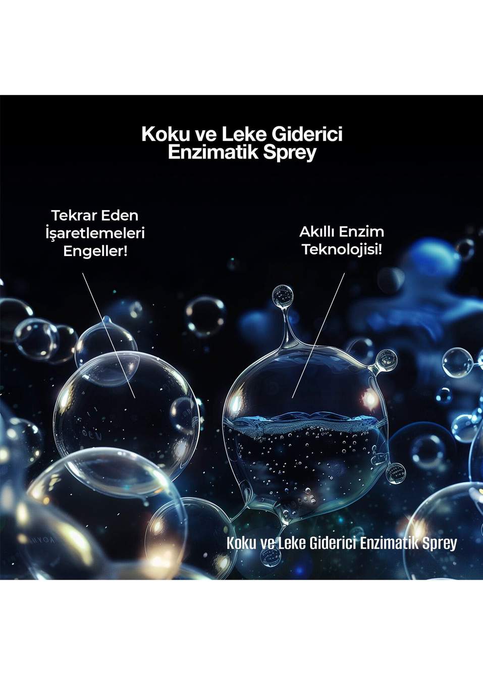 Kedi Kumu Koku Giderici Aktif Karbon 400 gr ve Koku ve Leke Çıkarıcı Enzimatik Sprey 500 ml Seti — صورة المنتج 3 من 3