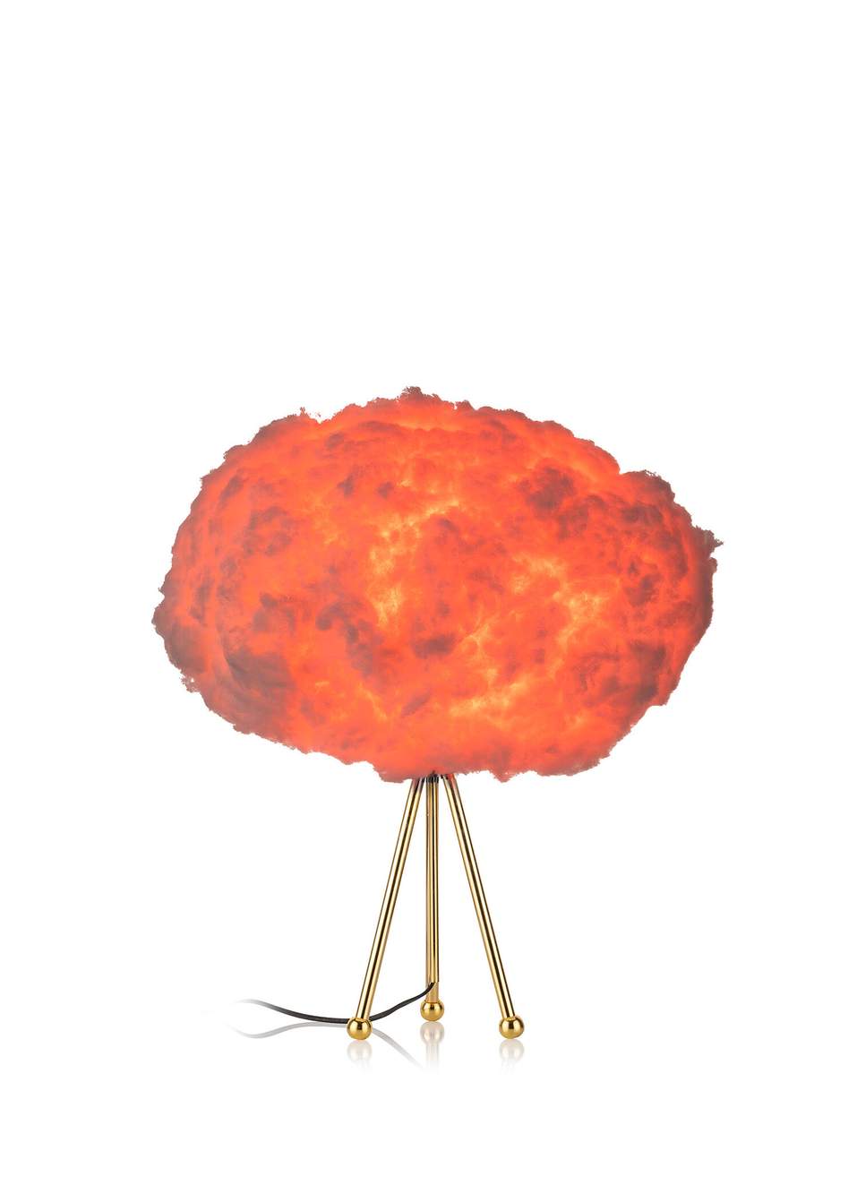 GR00S3 Rgb Işık Kumandalı 16 Renk Tripod Bulut Aydınlatma Gold Abajur — Product image 4 of 5
