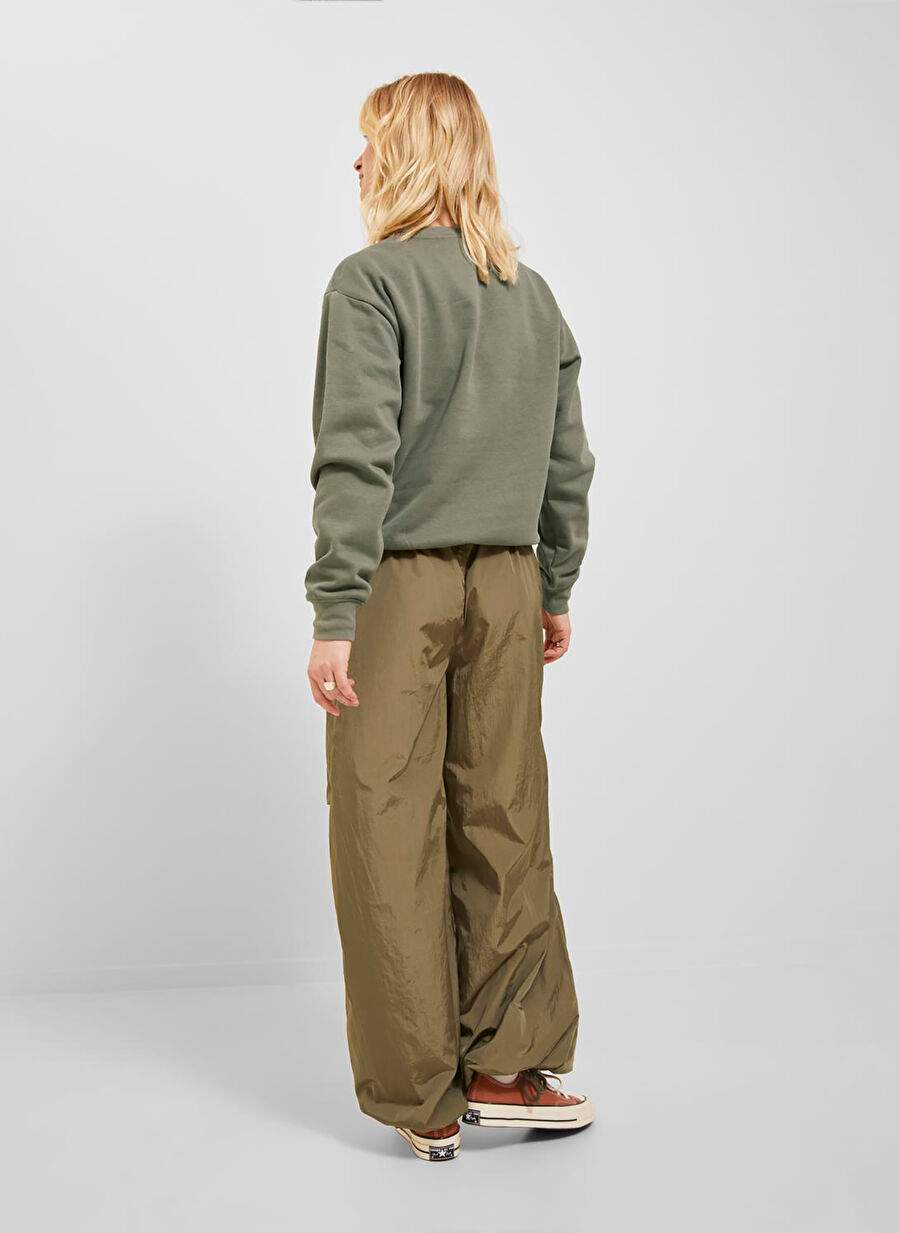 JJXX Crew Neck Printed Dark Green Women's Sweatshirt JXOHIO RLX LS CREW SWT — Product image 4 of 8