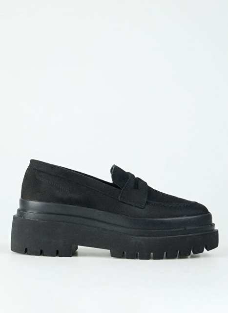 F By Fabrika Siyah Kadın Loafer MOTLENA
