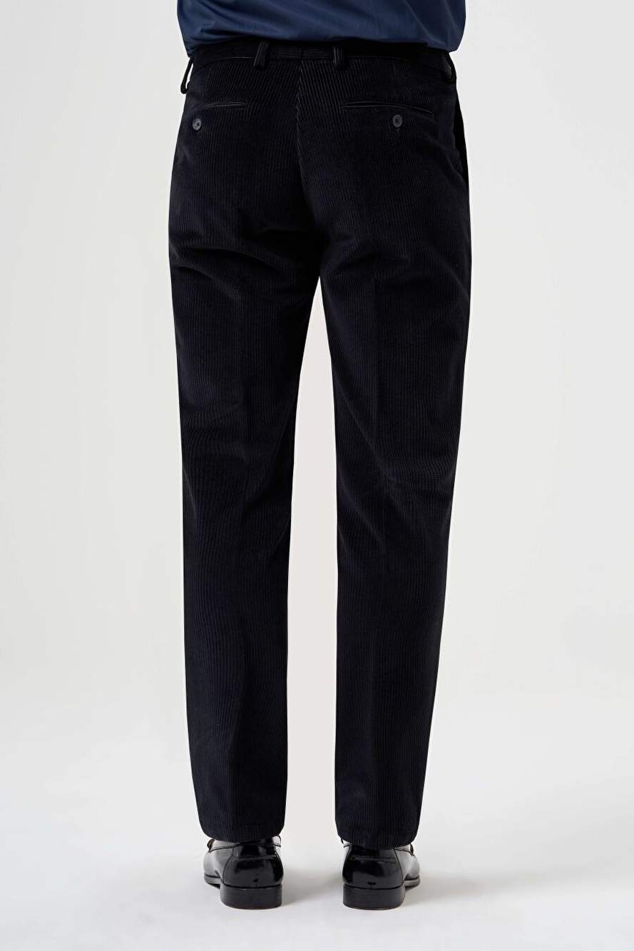 Bisse Erkek Kadife Spor Pantolon Sıyah PNS22K22234_D99 — صورة المنتج 14 من 25