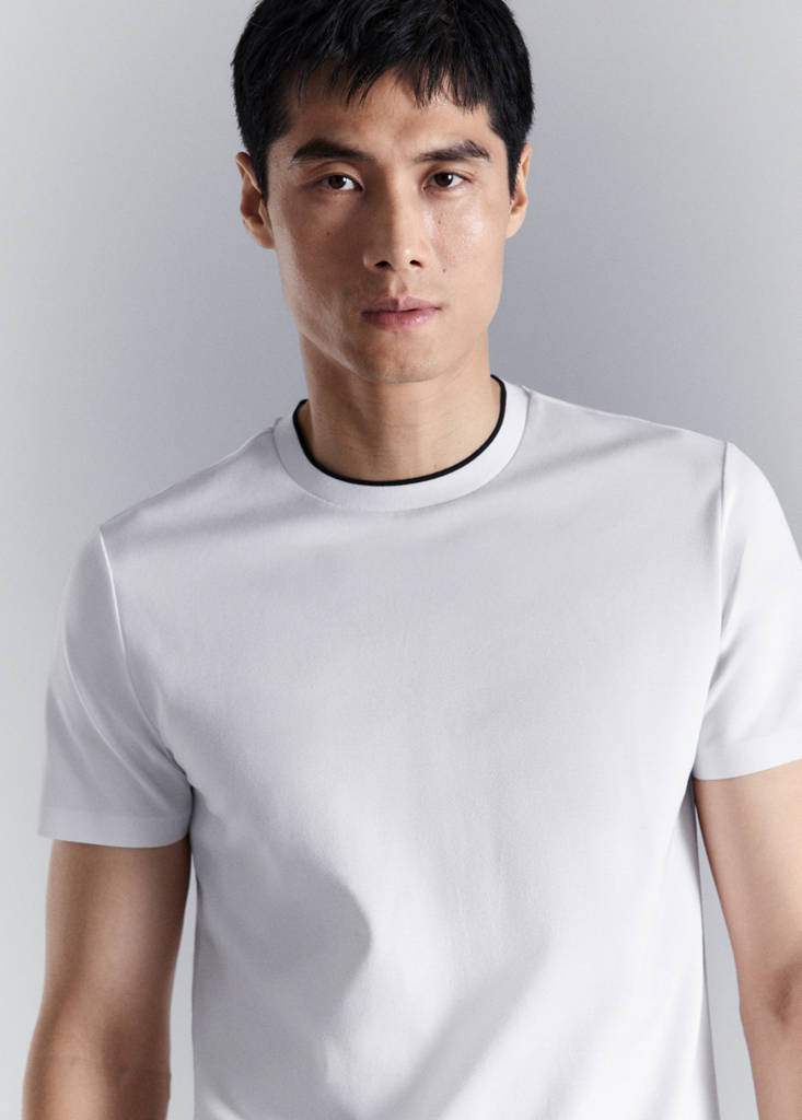 Slim fit comfort stretch Coolmax ® T-shirt — Product image 5 of 18