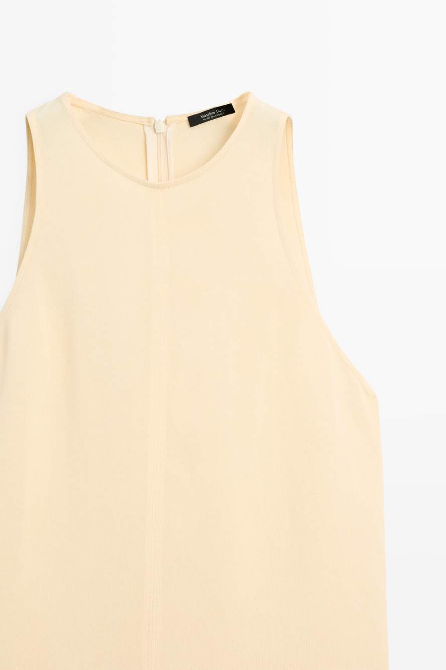 Flowing linen halter midi dress — Product image 4 of 13
