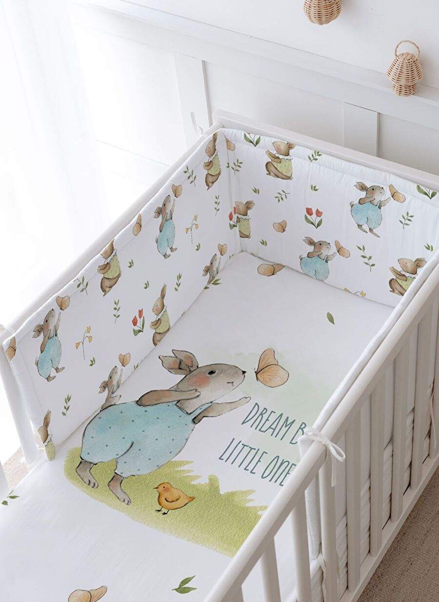 Baby Bedside Protective and Printed Sheets Sleep Set - Pure Baby Series - Butterfly Rabbit — Product image 3 of 5