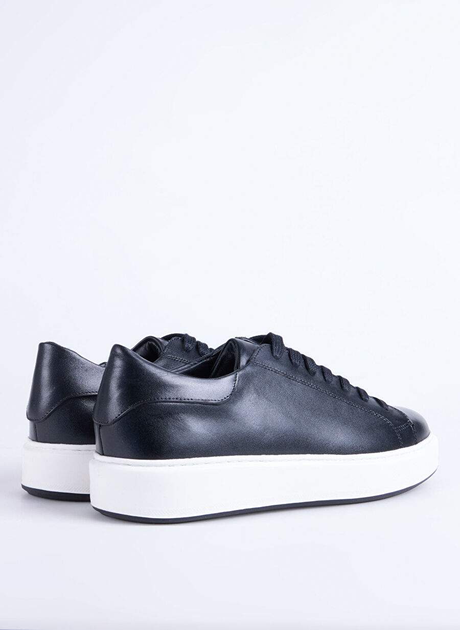 Factory Black Men's Leather Sneakers JAROD — Product image 9 of 11