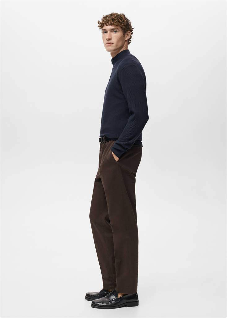 Ribbed sweater with zip neck — Product image 15 of 30