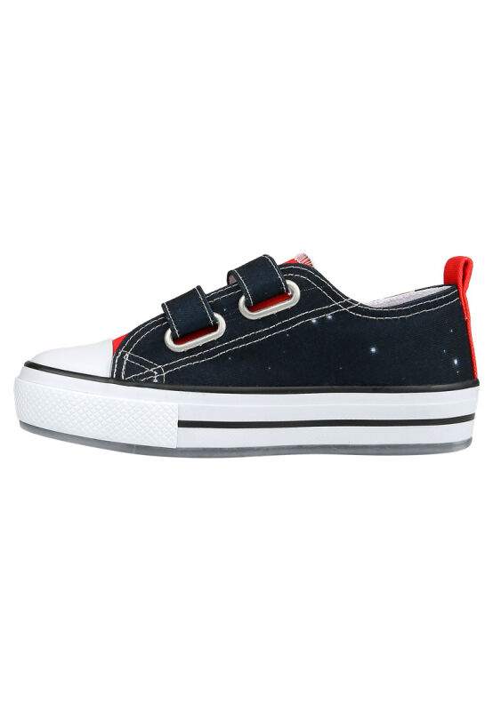 Unisex Kids Vegan Black Light-Up Velcro Sneakers - Paws on Taksim Design — Product image 6 of 10