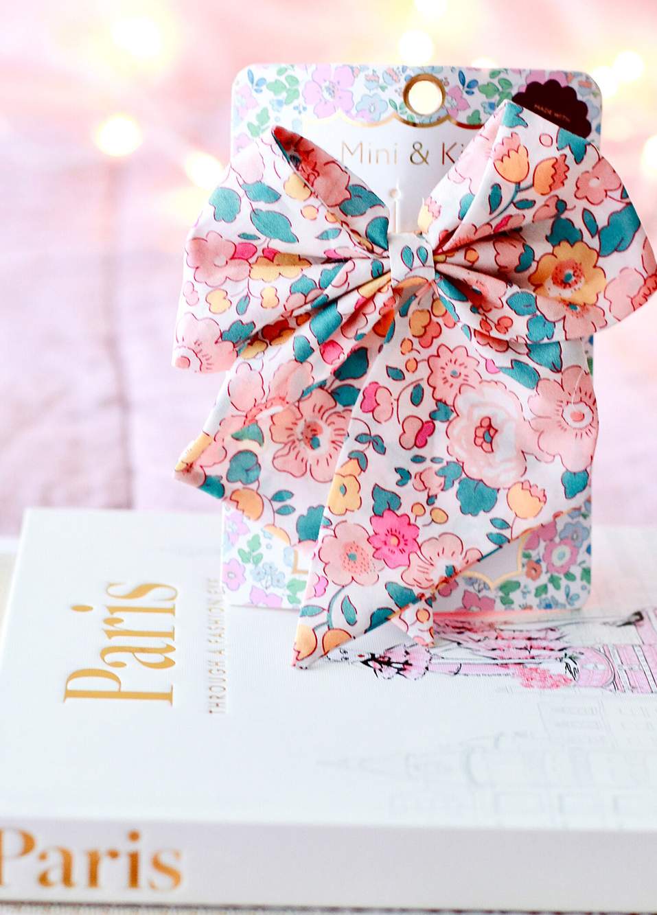 Liberty Bow Pink Oversized Girl's Buckle — Product image 3 of 8