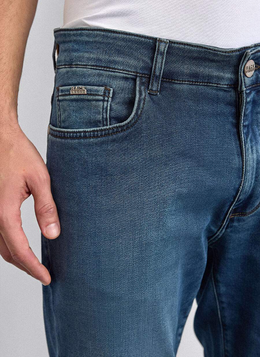 Back And Bond Lacivert Erkek Slim Fit Pantolon B35w35006 — صورة المنتج 4 من 6
