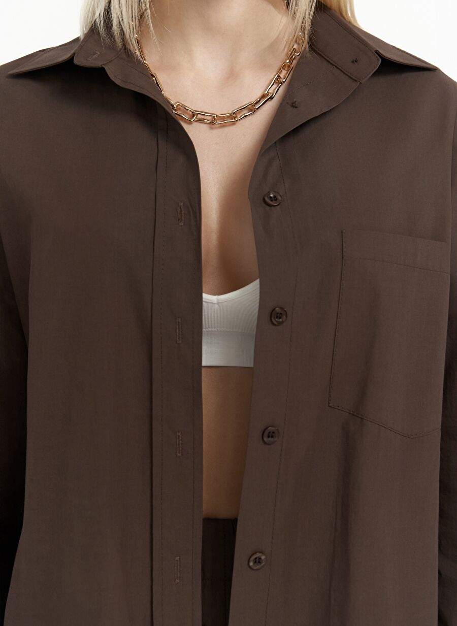 Mirabella Coffee Shirt Pants Suit — Product image 8 of 8