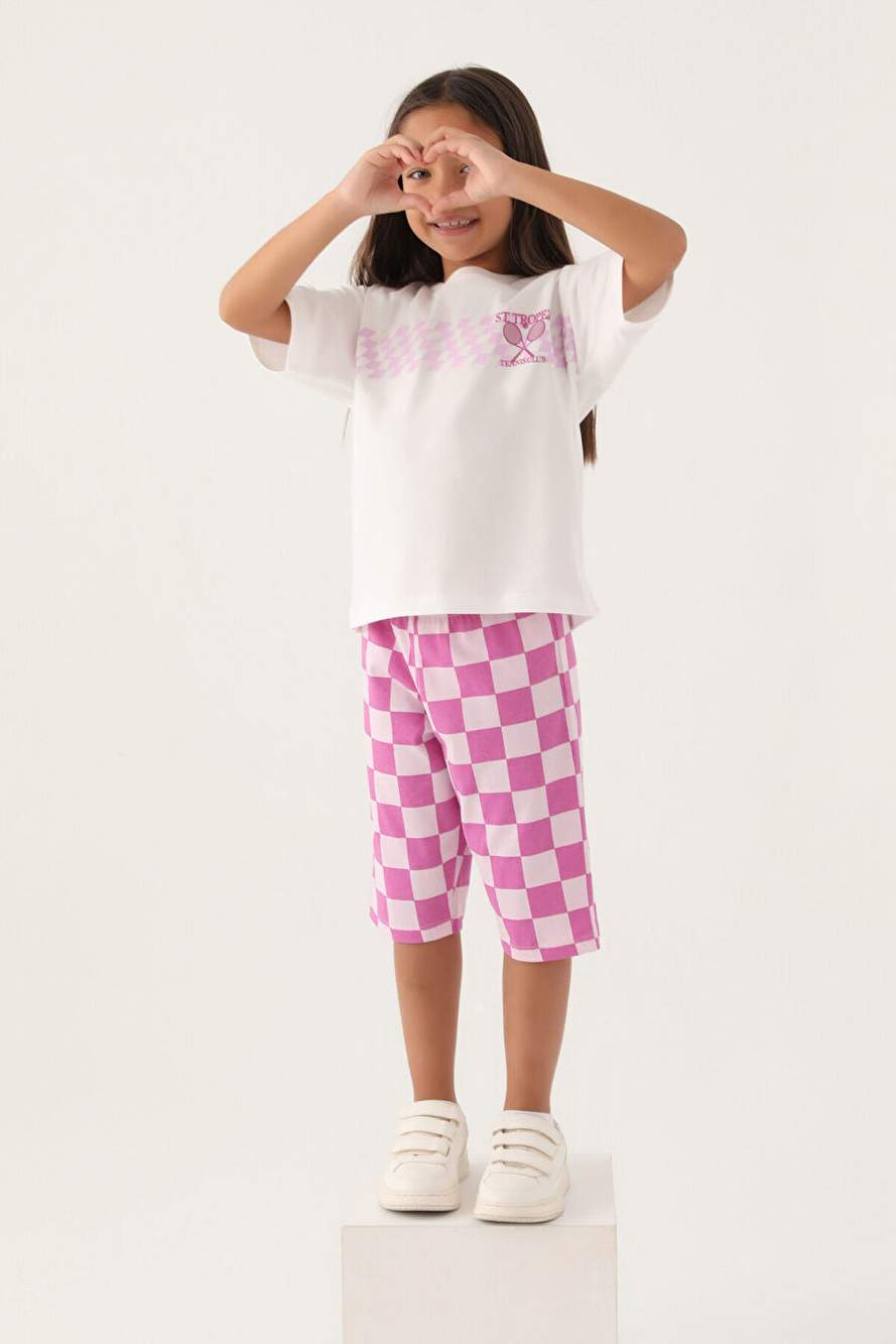 RolyPoly Saint Tropez Pembe Kız Çocuk Kapri Takım — Product image 3 of 5