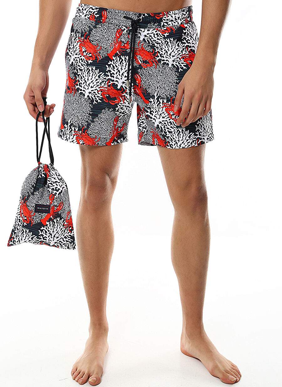 Whitefin Çok Renkli Erkek Slim Fit Şort Mayo 1006 — صورة المنتج 3 من 6