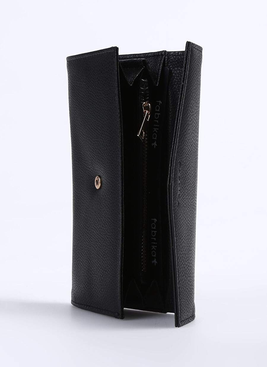 Factory Black Women's Vegan Wallet Frk 507 Flt Black — Product image 4 of 4