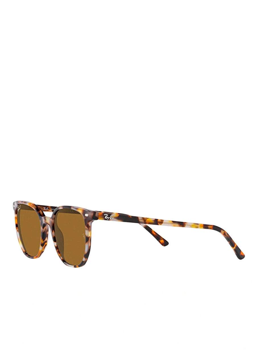 Ray-Ban Elliot RB2197 Kare Kahve Unisex Polarize Güneş Gözlüğü — Product image 3 of 12