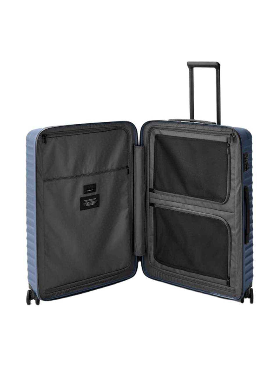Upgrade 4 Wheel Trolley Navy Blue Oversized Suitcase — Product image 5 of 5