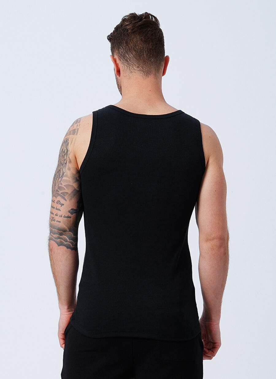 The Don Black Men's Slim Fit Flat Tank Top 100tdnatl007001M — Product image 4 of 5