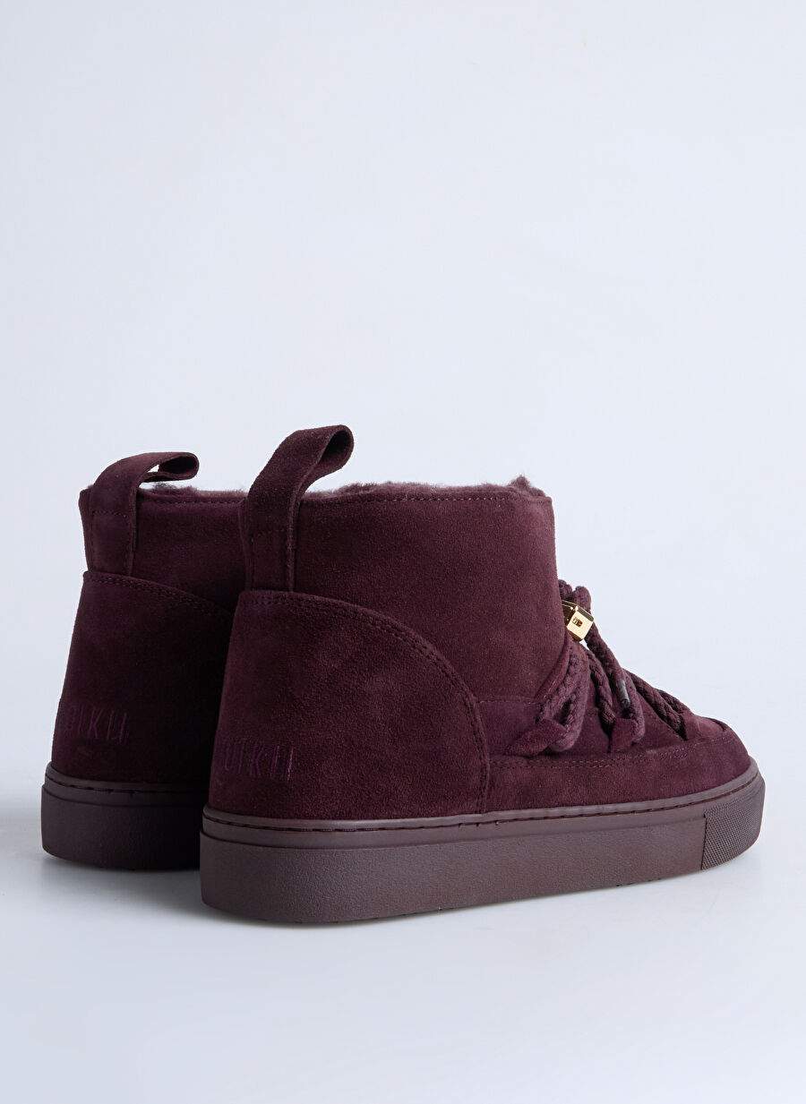 İnuikii Bordo Kadın Deri Kar Botu CLASSIC LOW — صورة المنتج 3 من 5