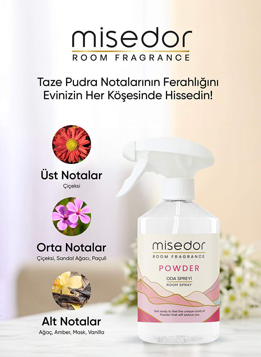 Misedor Oda Spreyi POWDER ODA SPREYİ 500 ML — Product image 4 of 9