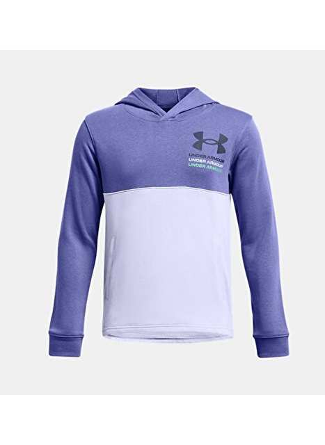 Boy UA Rival Terry Hooded Top 1383132-561