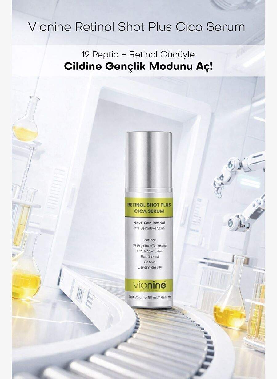 Retinol Shot Plus Cica Serum % 0.1 Made In Korea 50 ML — صورة المنتج 5 من 8