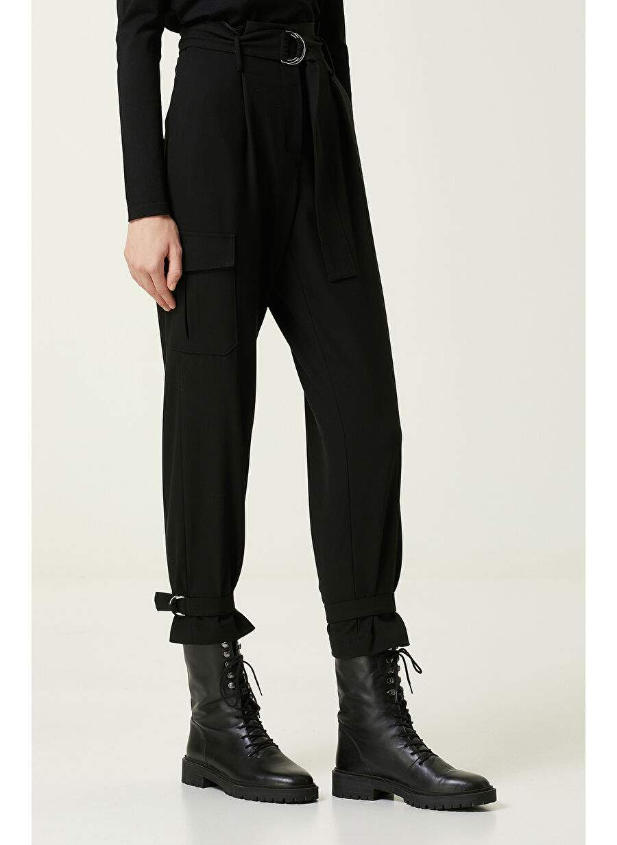 Network Black Women High Waist Regular Fit Pants 1084573 — Product image 3 of 5