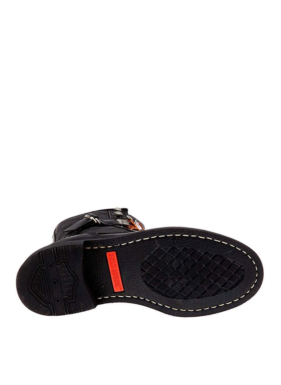 Harley Davidson Siyah Kadın Bot NEW/WORKER - 025G0 — صورة المنتج 4 من 6