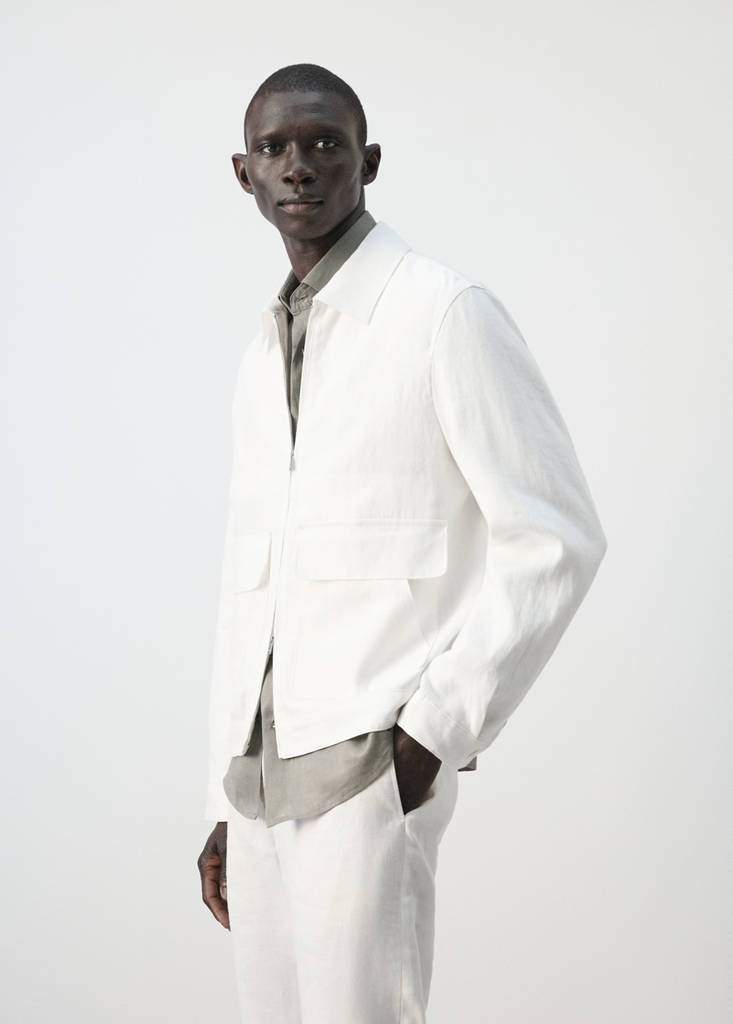 100% linen jacket with pockets — Product image 6 of 30