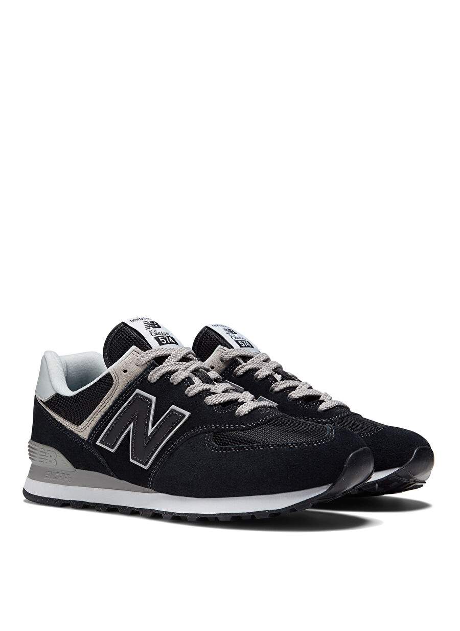 New Balance 574 ML574EVB NB Black Suede Men's Walking Shoes — Product image 3 of 8
