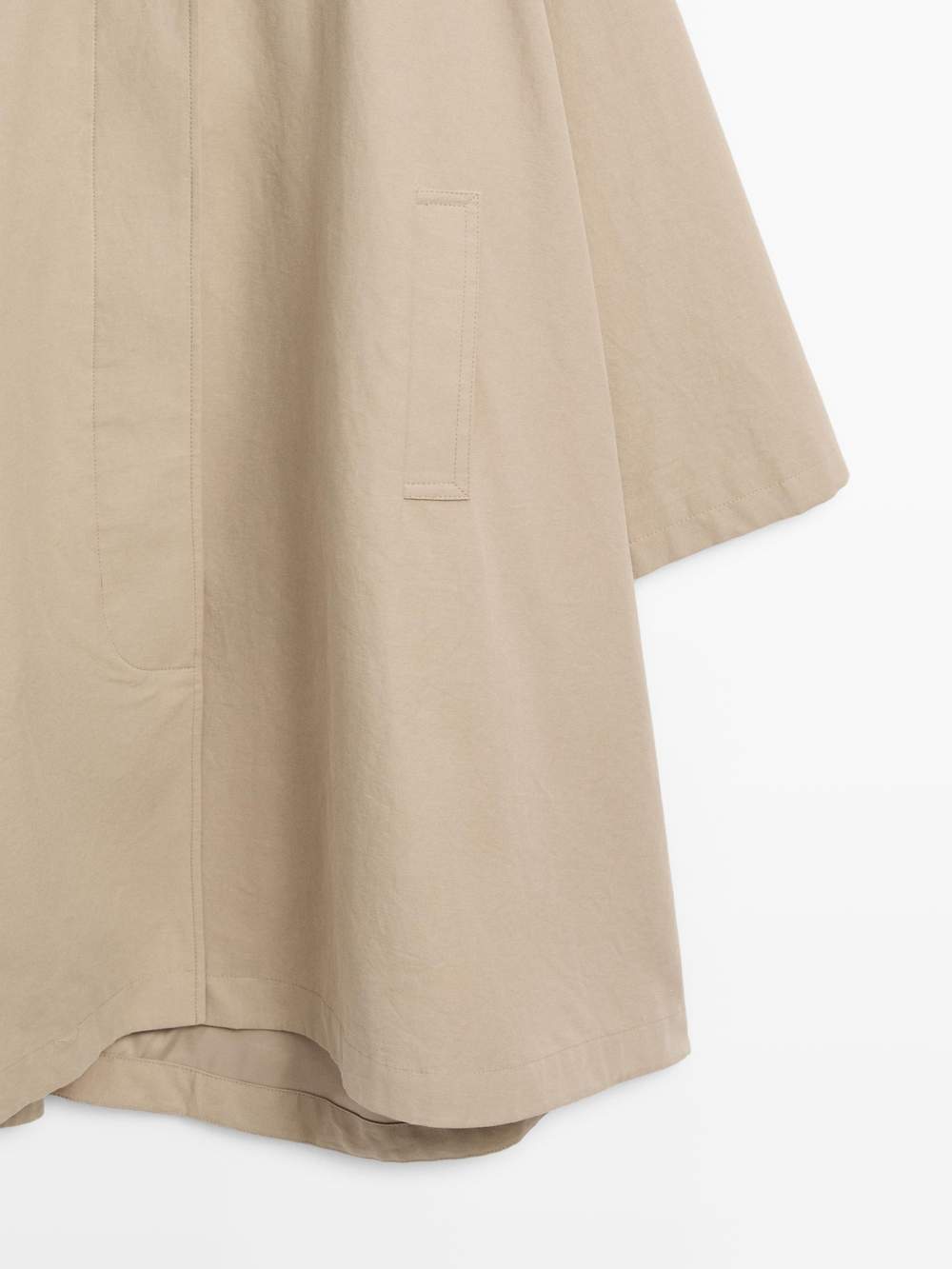 Cape trench coat with hood — Product image 8 of 13