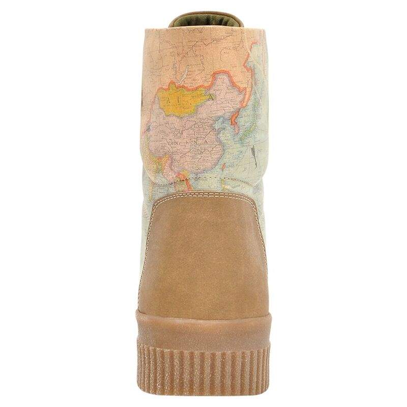 Women Vegan Leather Blue Long Boots - Explore Design — Product image 7 of 8