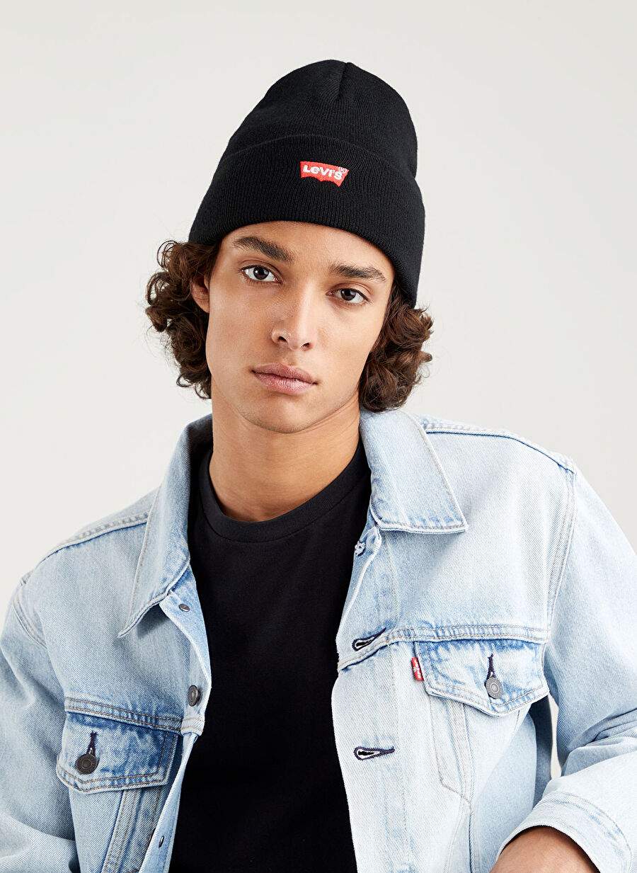 Levis Siyah Erkek Bere BATWING EMBROIDE SLOUCHY BEA — Product image 6 of 7