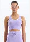 Line Detailed Eyelash Sports Bra Amethyst Purple — Product image 5 of 30