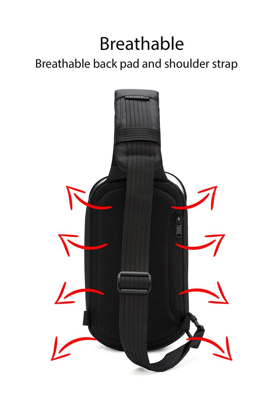 D Pack Erkek Gri Teknolojik Kumas Capraz Canta 24sbd30046f — Product image 8 of 8