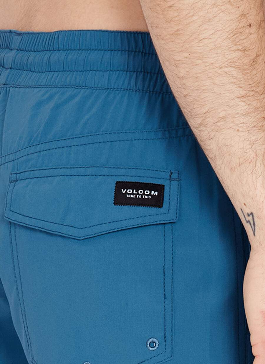 Volcom Mavi Erkek Kısa Şort Mayo A2512306_Volcom Lido Solid 16 Ain — صورة المنتج 3 من 3