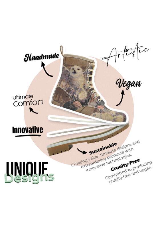 Women Vegan Leather Multicolor Long Boots - Warner Bros Harry and Hedwig Harry Potter Design — Product image 4 of 8