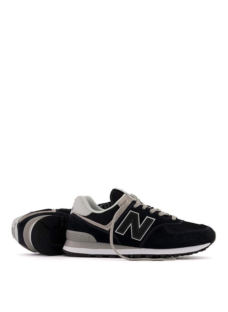 New Balance 574 ML574EVB NB Black Suede Men's Walking Shoes — Product image 6 of 8