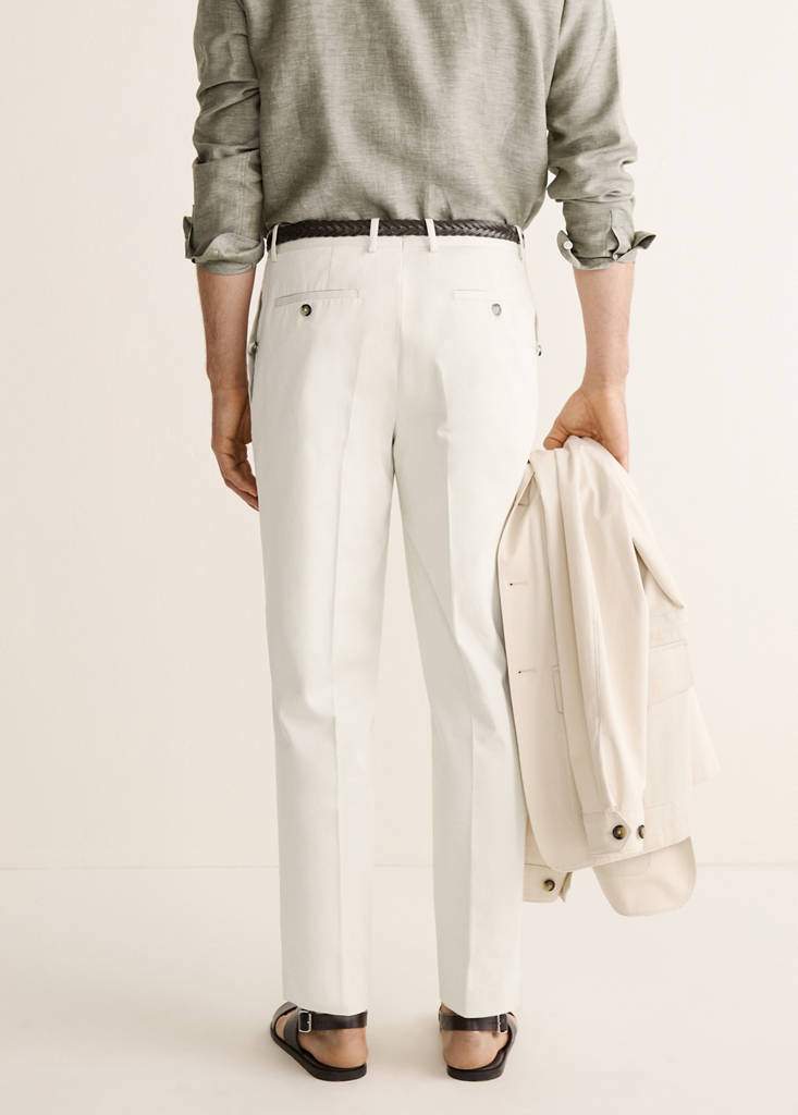 Regular-fit 100% cotton trousers — Product image 10 of 10