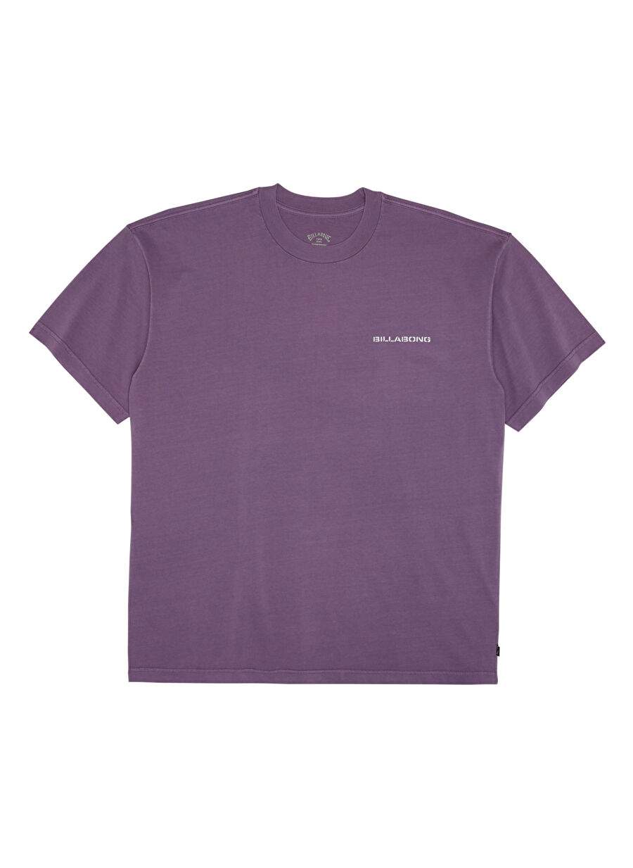 Billabong ABYZT02309_PARADISE BURNIN TEES Purple Regular Fit Patterned Men's T-Shirt — Product image 6 of 7