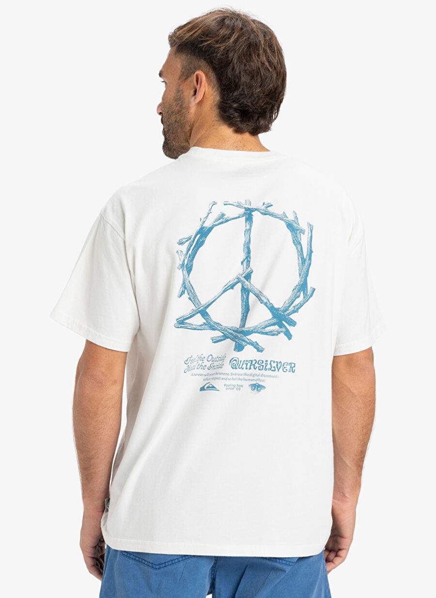Quiksilver White Hw Tree Connecton Ss Male T Shrt Eqyzt08034 — Product image 4 of 6