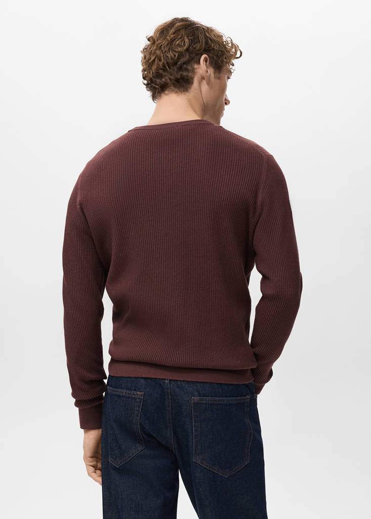 Fine rib-knit cotton sweater — Product image 16 of 30
