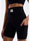 Yan Orgu Desenli File Cepli Spor Sort Siyah — Product image 9 of 30