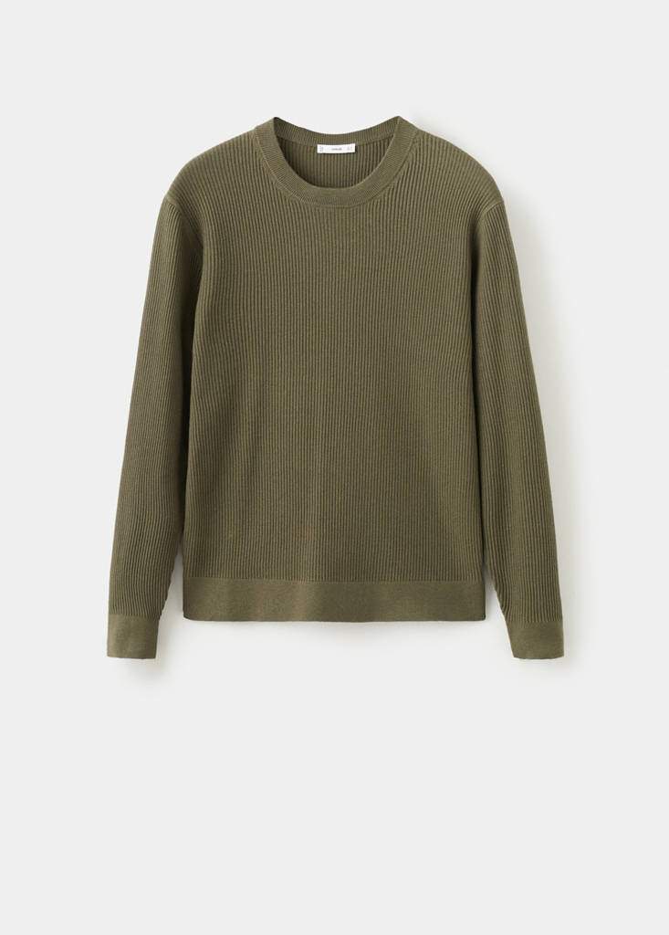 Fine rib-knit cotton sweater — Product image 17 of 30