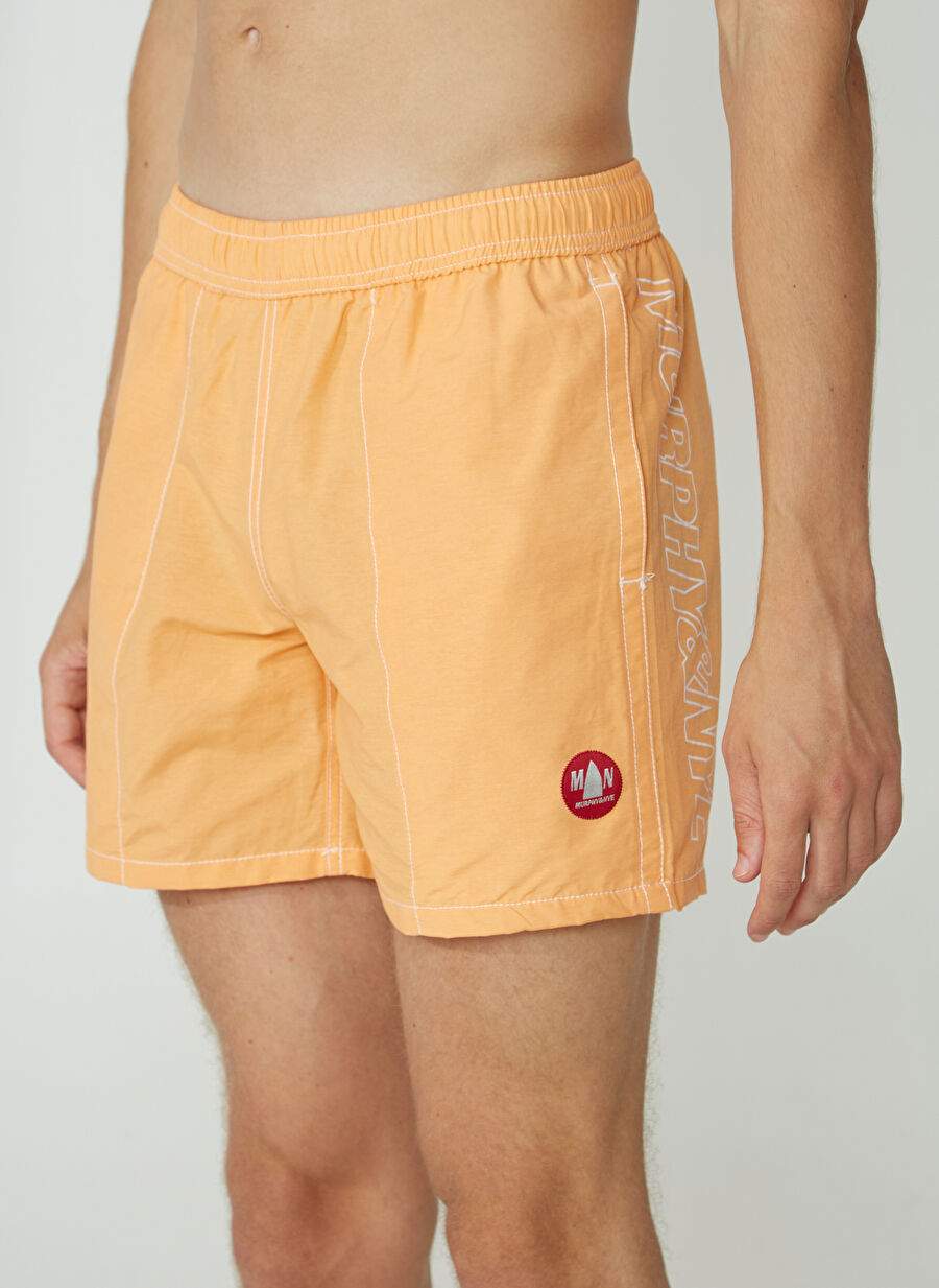 Murphy&Nye Turuncu Erkek Bağlamalı Bel Şort NEW SWIMM BOXER — صورة المنتج 4 من 6