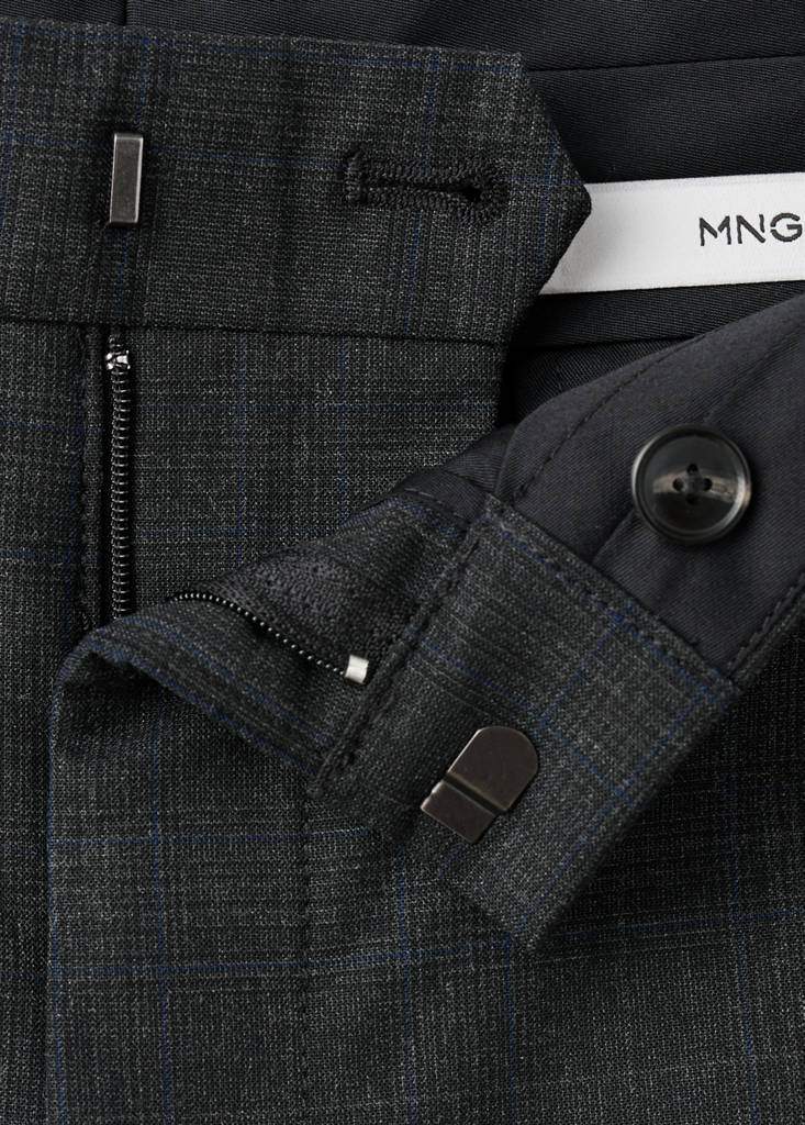 Regular fit micro-check trousers — Product image 17 of 19
