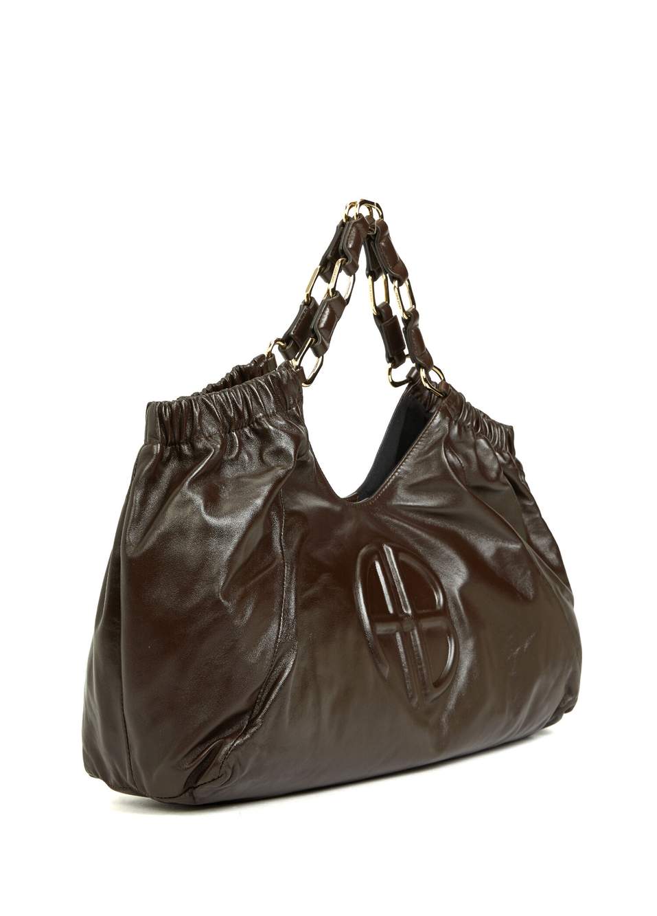 Kate Dark Brown Women's Leather Shopping Bag — Product image 3 of 5