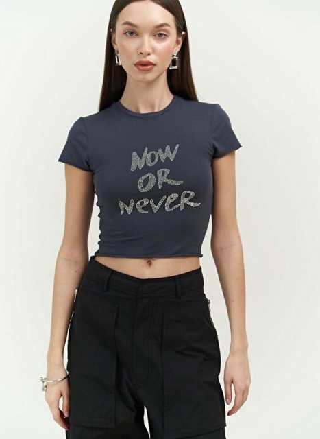 Now Or Never Anthracite Comb Crop