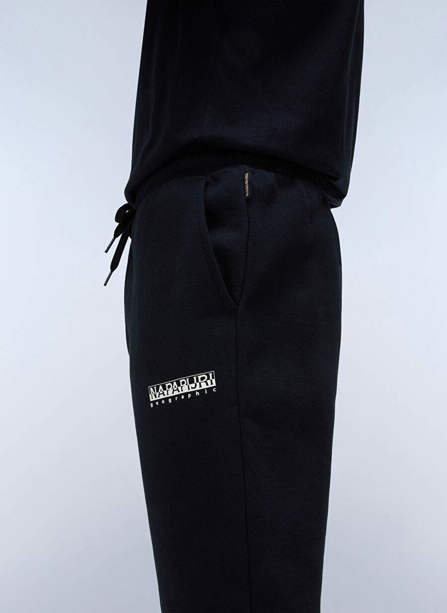 Napapijri NP0A4I320411_M-BOX LOGO Siyah Normal Kalıp Erkek Outdoor Pantolonu — صورة المنتج 3 من 6