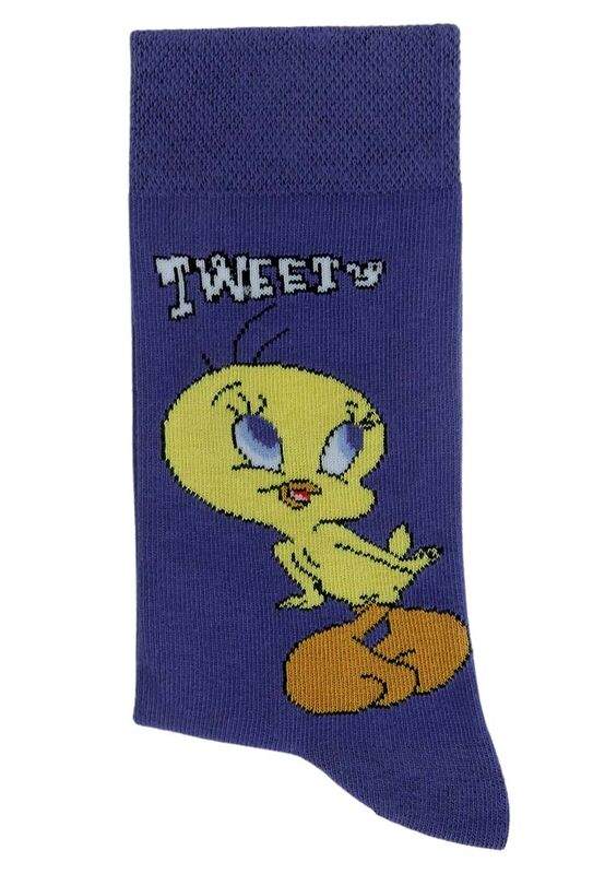 Unisex Vegan Blue Socks - Warner Bros Tweety Classic Design — Product image 3 of 5